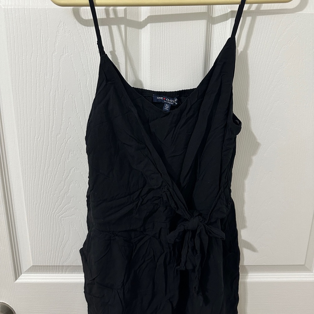 One Clothing Elegant Black Romper
